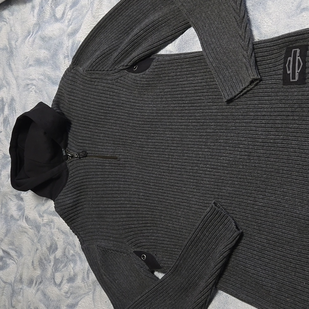 Harley Davidson Men's Hooded Sweater Size Medium